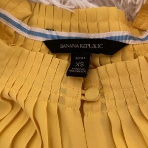 Banana Republic yellow blouse!